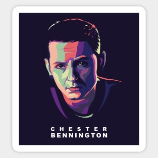 Chester Bennington In Pop Art Style Sticker